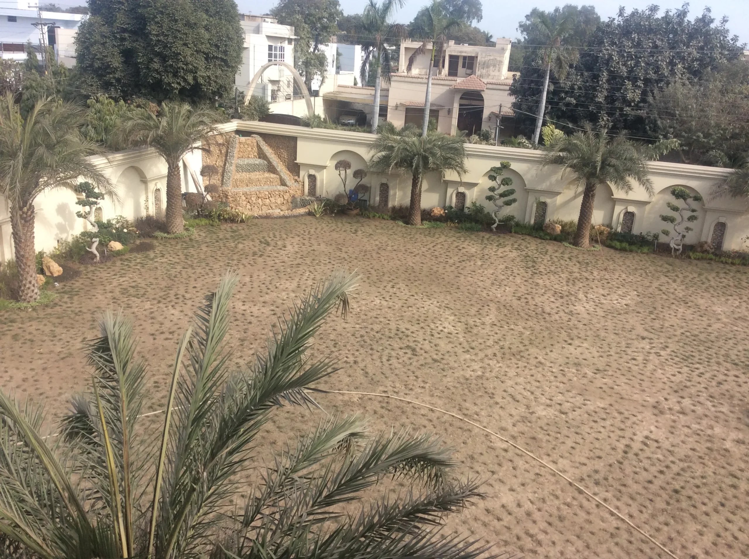 After landscaping