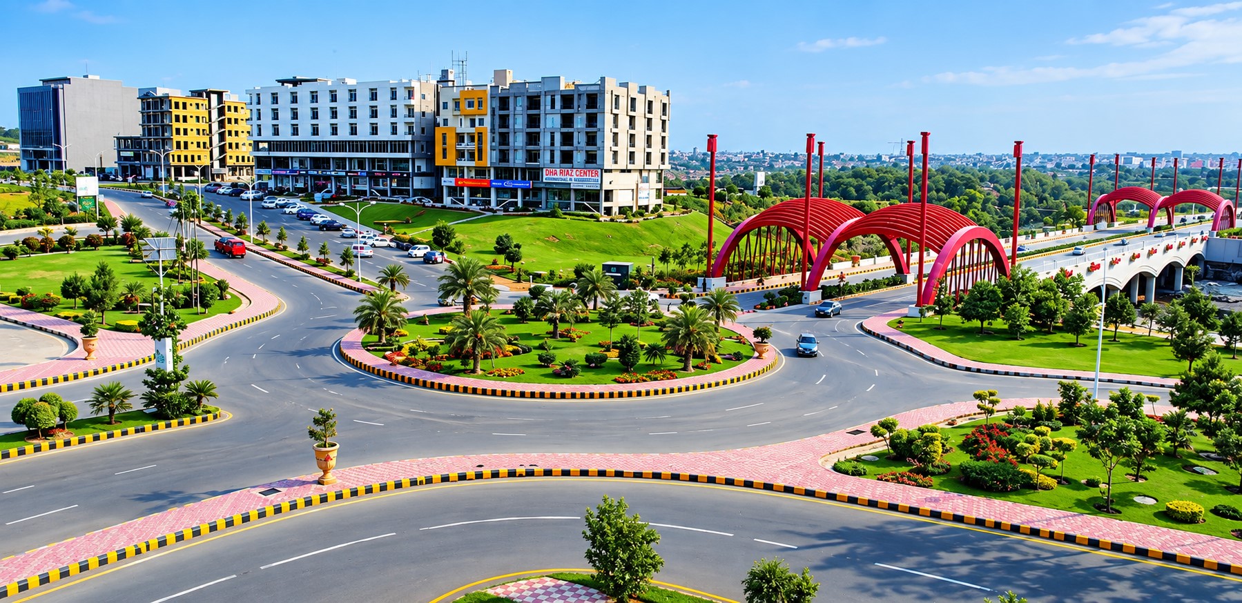 Gulberg Greens landscaping project